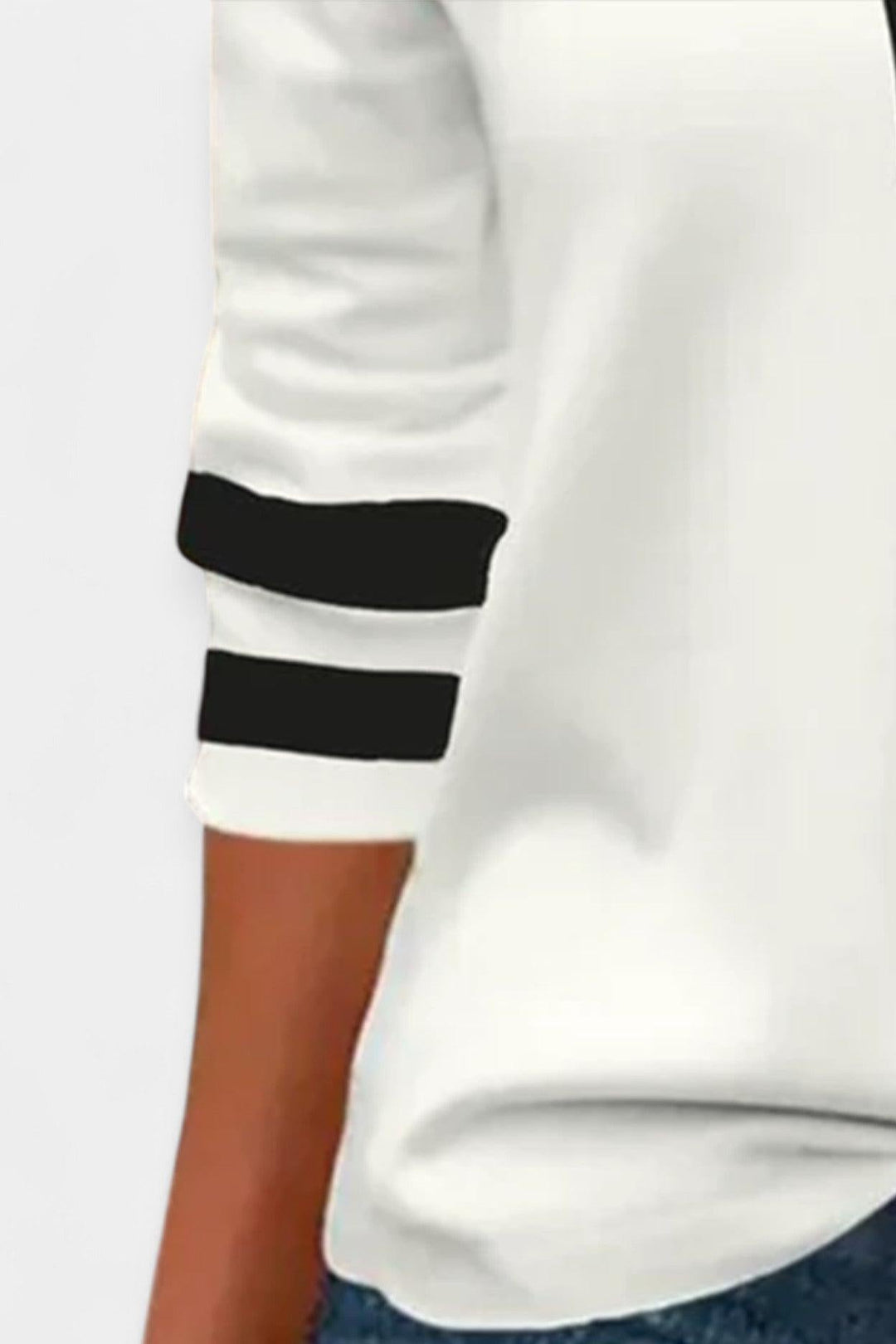 Koszulka z długim rękawem z zamkiem