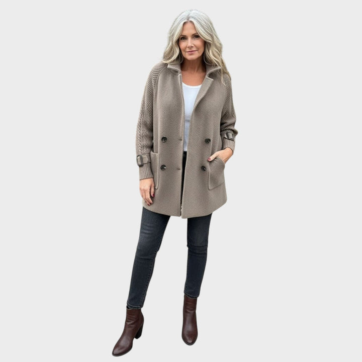 Brno - Kabát s dvojitým zapínáním