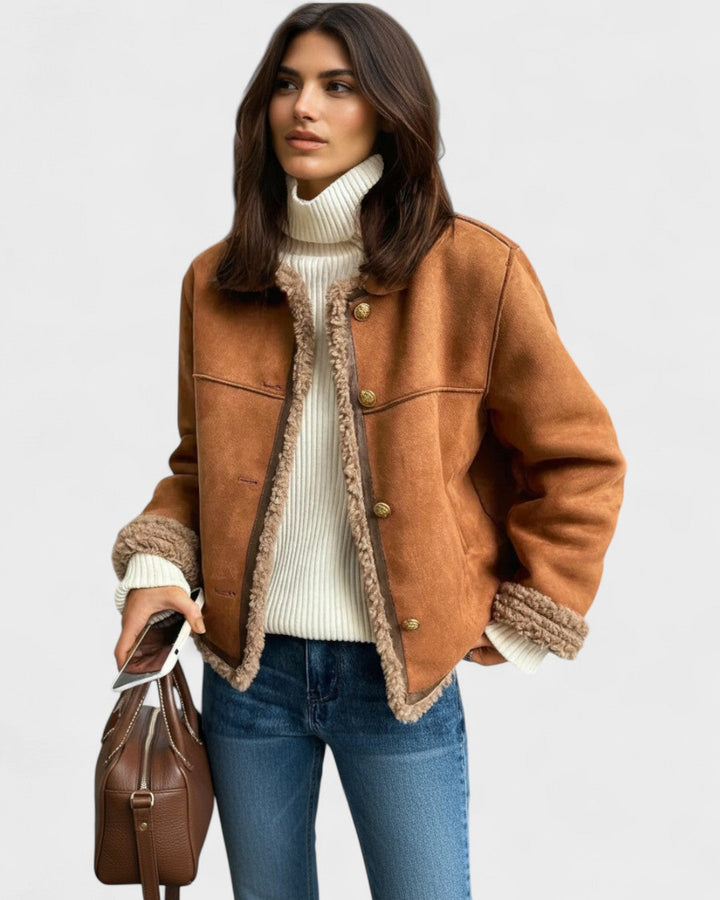 Rosalie | Płaszcz z jagnięcej wełny