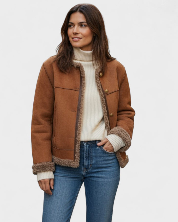 Rosalie | Płaszcz z jagnięcej wełny