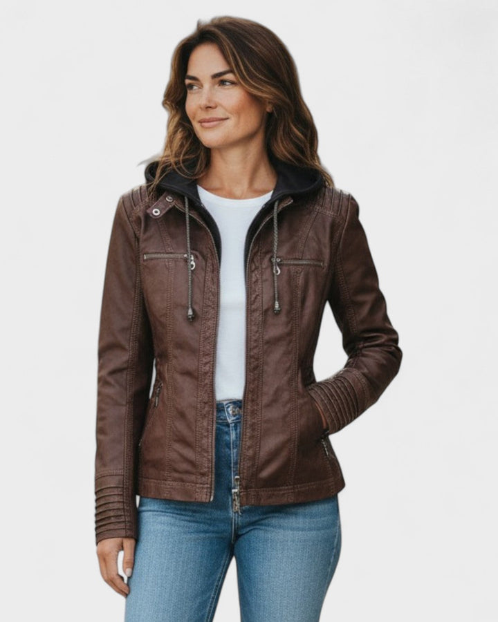 Klára™ | Skórzana Kurtka Premium